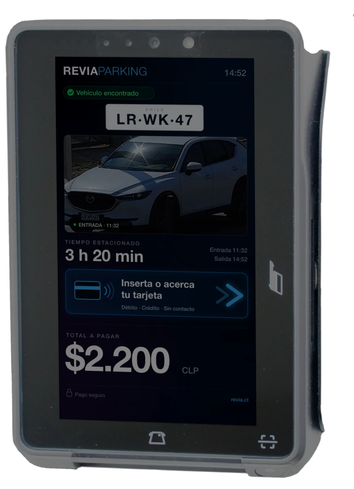 Prefer on-site payment? Self-service kiosk.